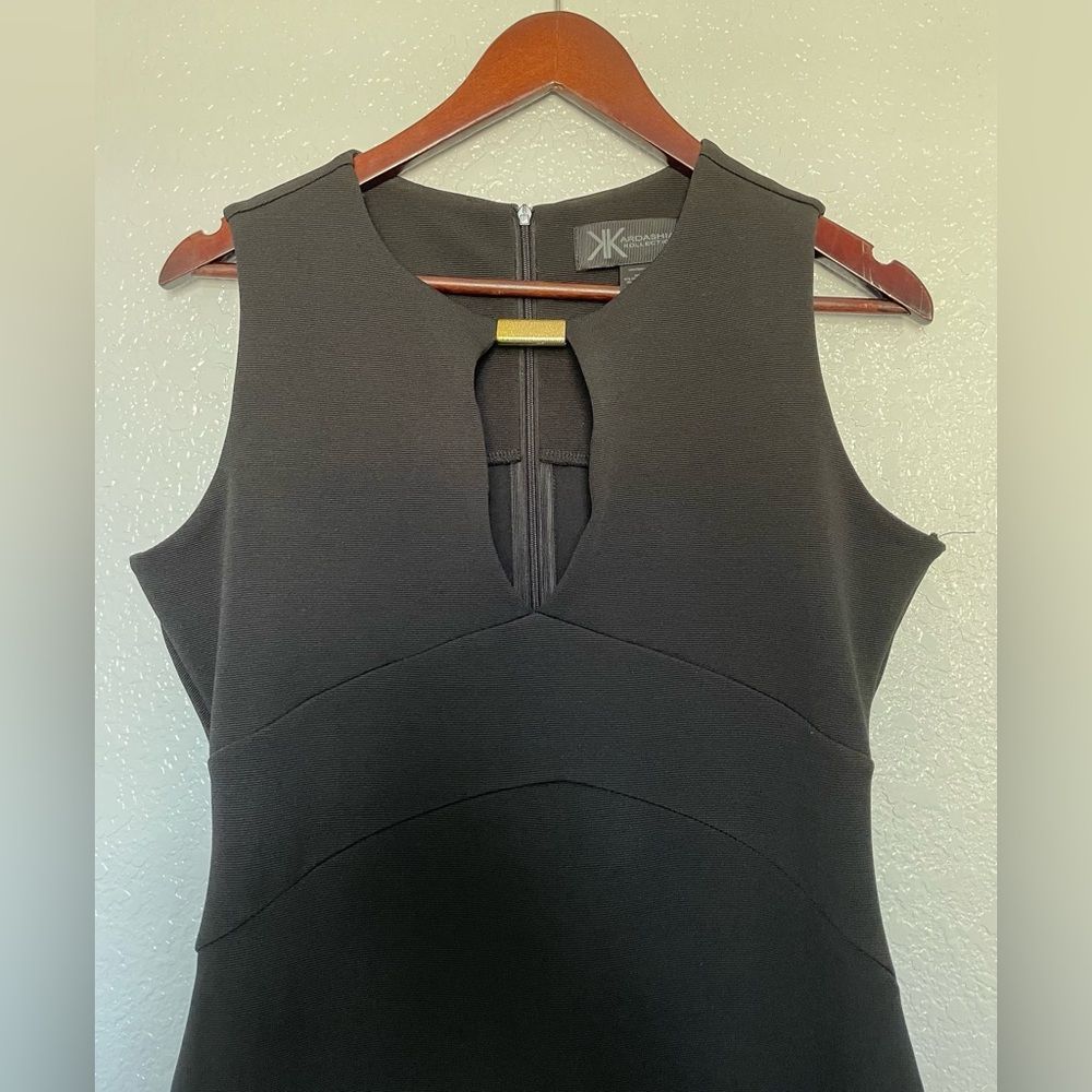 Kardashian Kollection black dress knee length medium - Picture 3 of 5